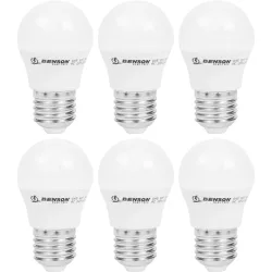 6er-Set LED-Glühbirne, A60, E27, 760 lm, 9 W, 2500 K, warmweiss