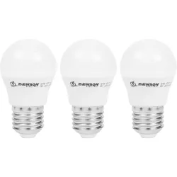 3er-Set LED-Glühbirne, A60, E27, 760 lm, 9 W, 2500 K, warmweiss
