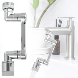1080° drehbarer Wasserhahn Aufsatz für Bad und Küche