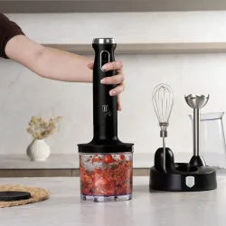 Stabmixer-Set, 800W, mattschwarz