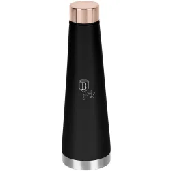 Thermoskanne Edelstahl, isoliert, 0,4L, schwarz-roségold