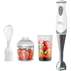 4in1 Stabmixer-Set, 250W, Edelstahl, weiss