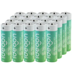 20er-Pack Super Alkaline Batterien AA / LR06 (Mignon), 1,5 Volt