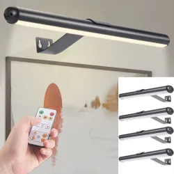 4er-Set Wandleuchte mit Fernbedienung & Touch Schalter, USB- & Akkubetrieb, dimmbar