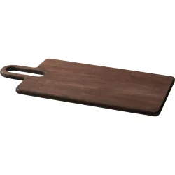 Mangoholz Schneidebrett, 25 x 1,6 x 56 cm, dunkelbraun