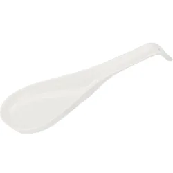 Löffelablage aus Porzellan, weiss