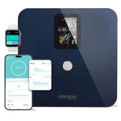 Körperanalysewaage aus Glas, App, max. 180 kg