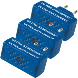 3er-Set Ultra Stichfrei - Elektronischer Insektenvertreiber