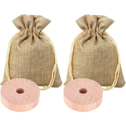 Kleidermottenschutz-Set aus Lavendelsäckchen & Zedernholzringen