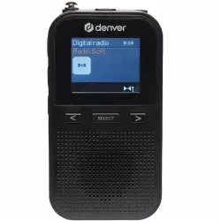 DENVER - Tragbares DAB+/UKW-Radio mit integriertem Lautsprecher