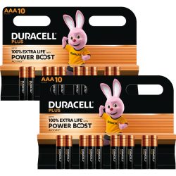 2er-Set Power Boost Alkaline Batterien Typ AAA/Micro, 1,5 V, 2x 10-er Pack