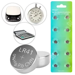 10er-Set Alkaline-Knopfzellen LR41/AG3, 1,5 V/28 mAh