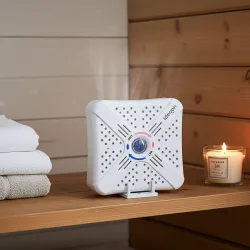 Mini Luftentfeuchter 250ml mit Silica Gel Kügelchen, 25W
