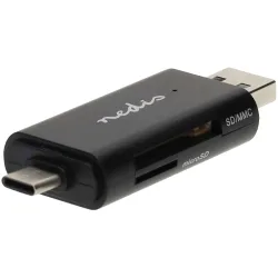 Dualer Kartenleser USB-C & USB-A, schwarz