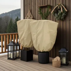 2er-Set XXL Pflanzenabdeckungen als Winterschutz 240 x 200 cm