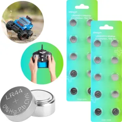 LR44/AG13 Alkaline Knopfzellen, 20er-Set