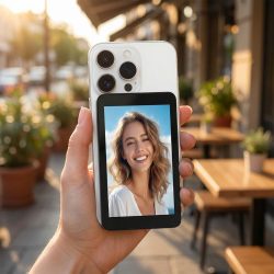 Magnetischer Smartphone-Selfie-Monitor