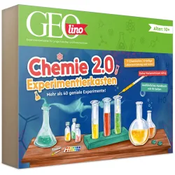 FRANZIS 67212 - GEOlino Chemie 2.0 Experimentierkasten - Mehr als 40 geniale Experimente! Für Kinder ab 10 Jahren
