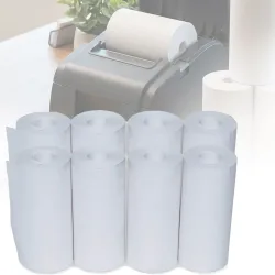 8er-Set Ersatz-Papierrollen für Bluetooth-Thermodrucker CH11145