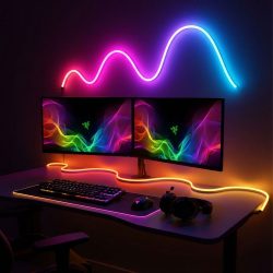 2er-Set LED Streifen mit Traumfarbe, RGB, Wi-Fi, dimmbar, je 5m