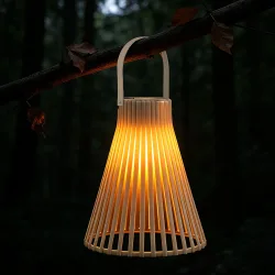 Solar Hängelampe im Netz-Design, 20 x 20 x 24,50 cm, grau