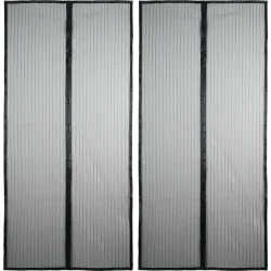 2er-Set Insektenschutz Türvorhang mit Magnetverschluss, 210 x 100 cm