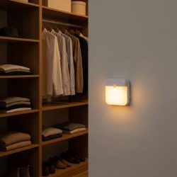 LED Nachtlicht & Schrankleuchte mit Bewegungssensor, 7,8 x 8