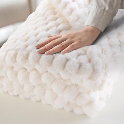 Sofadecke weiss, 125 x 150 cm