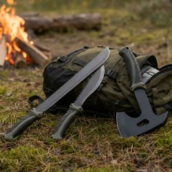 Survival Set mit Beil, Messer und Machete