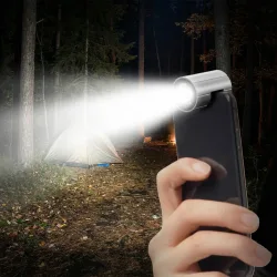 Smartphone-Ansteck-Taschenlampe, Lightning-Anschluss, 280 lm