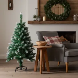 Weihnachtsbaum mit Schneezweigen, 200 Zweige, Ø62 x 120 cm