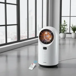 Turmheizlüfter 1500W PTC inkl. Fernbedienung