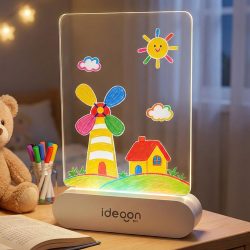 Kreative LED DIY Lampe Acryl inkl. 7 Farben, 22 x 15 cm
