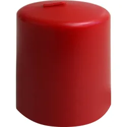 Stumpenkerze Rot, Ø 7 x 10 cm