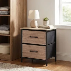 Beistellschrank mit 2 Schubladen, 45 x 30 x 54 cm