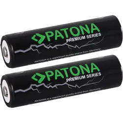 2er Set Li-Ion Akku 18650, Standard, Hightop