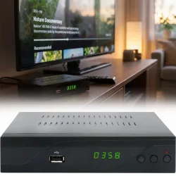HD DVB-C Kabel Receiver mit PVR Aufnahmefunktion, schwarz