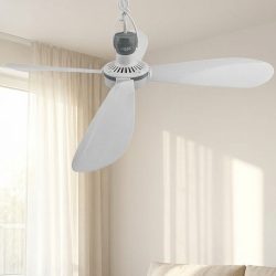 Mobiler Deckenventilator, weiss, Ø 43cm, 5 Watt