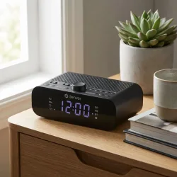 DAB+ Radiowecker mit Bluetooth, schwarz