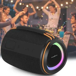 Bluetooth 5.4 Lautsprecher, 40W, schwarz/orange