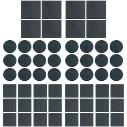 Filzgleiter 56-tlg. Vorratspack, schwarz