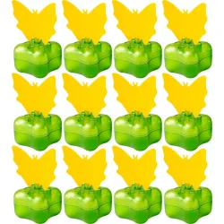 12er-Set Fruchtfliegenfalle, Obstfliegenfalle inkl. Klebetafeln