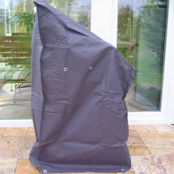 Deluxe Schutzhaube für Gartenstühle, anthrazit, 65x65x150/110 cm