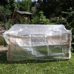 Schutzhaube für Gartenbänke, 160x80x75 cm