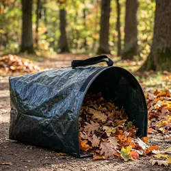 Faltbarer Laubsack mit Kehrkante, 150 l