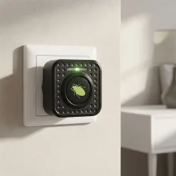 Ultraschall Milbenvertreiber, Steckdose gegen Bettwanzen, 30 qm