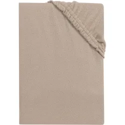 Spannbettlaken für Wasserbett & Boxspringbett 180-200x200-220 cm, nougat