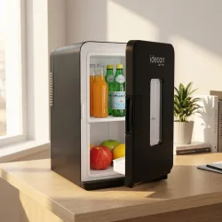Mobiler Mini-Kühlschrank, 14 l Temperaturanzeige, für 12 / 230 Volt
