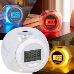 Tischwecker mit LED-Beleuchtung und Naturgeräuschen