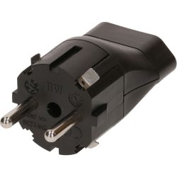 Max Hauri 174942 Zwischenstecker Kunststoff 230 V Schwarz IP20